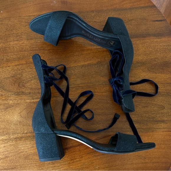 moon d’elle Shoes - moon d’elle - Spirale Heels in Dark Stella